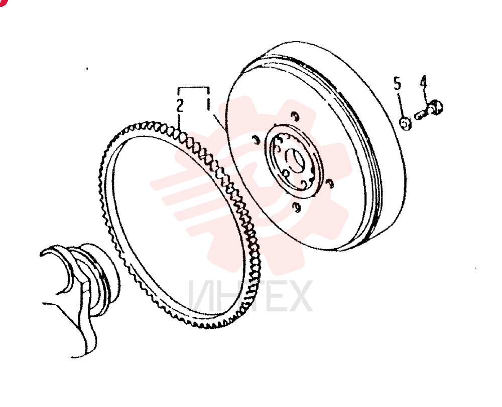 FLYWHEEL VAME080237