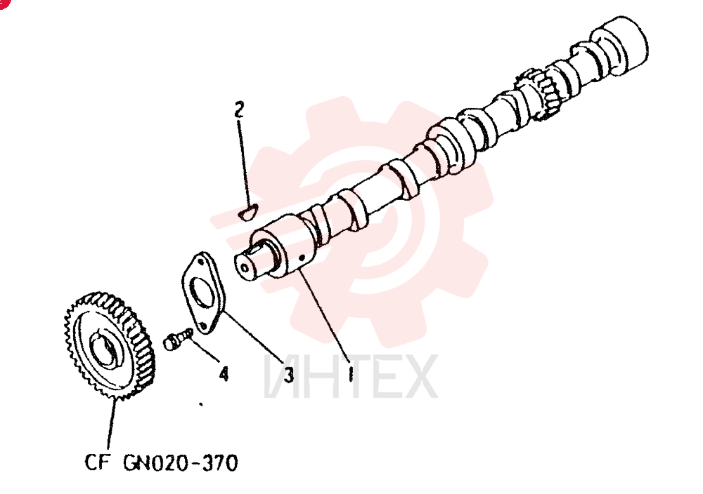 Схема (4D31-T) - MITSUBISHI DIESEL ENGINE (1/88-12/06) VAME011251
