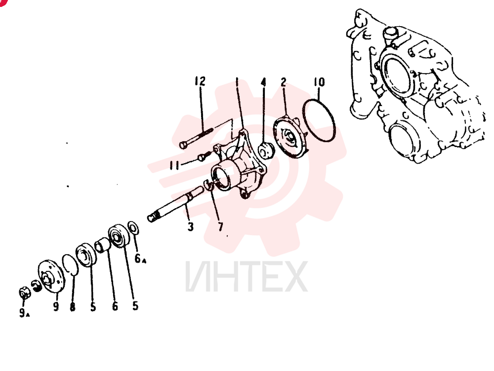 WATER PUMP VAME018099
