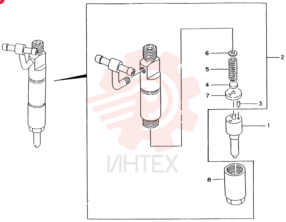 NOZZLE ASM,INJ.