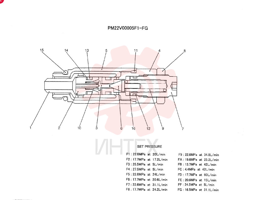 BLEEDER VALVE PM22V00005F1
