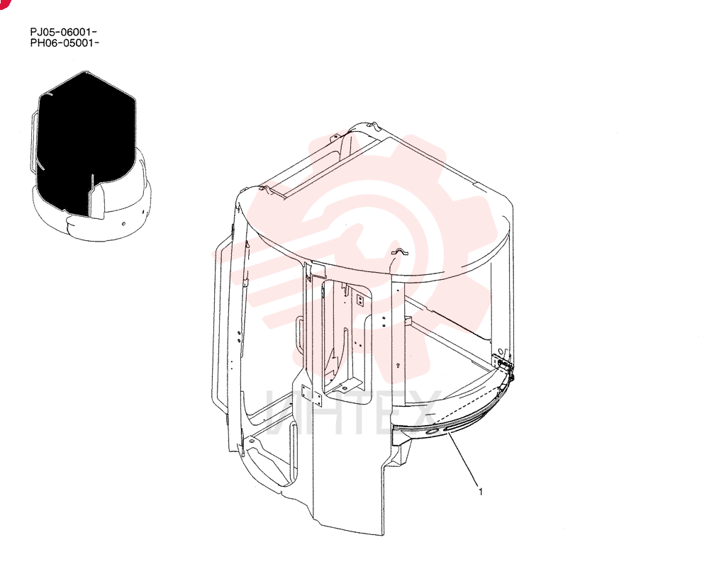 CAB INSTAL PW02C00041F1