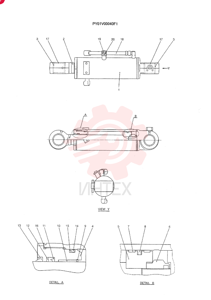 CYLINDER PY01V00040F1