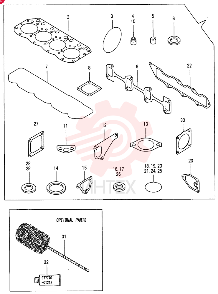 GASKET KIT VV72960192700