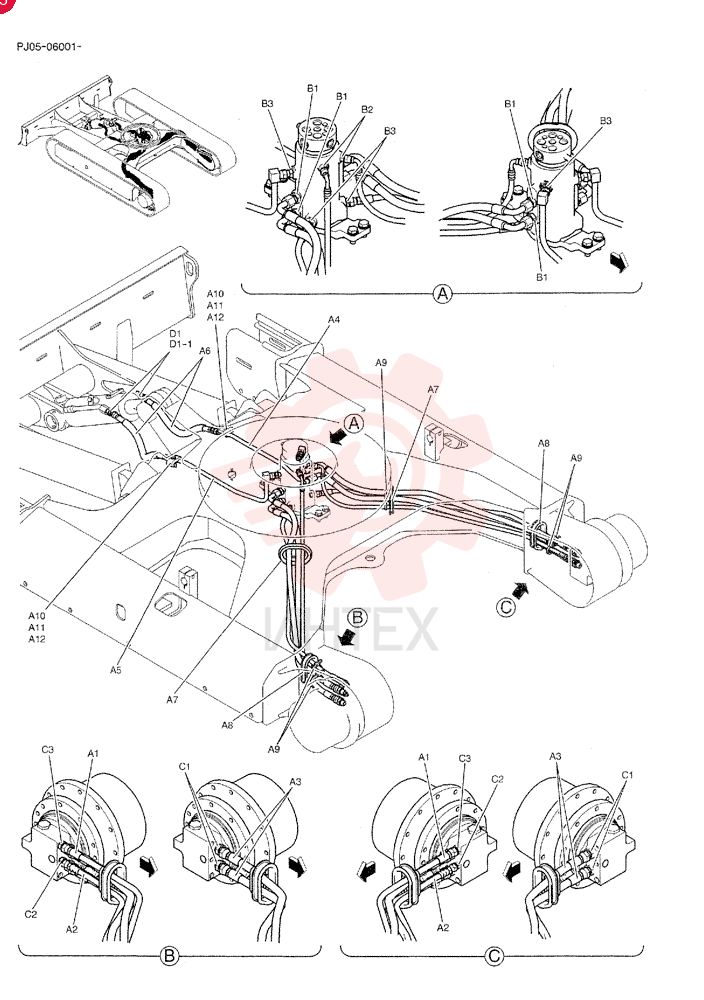 HYD LINES, LOW PY02H00011F1