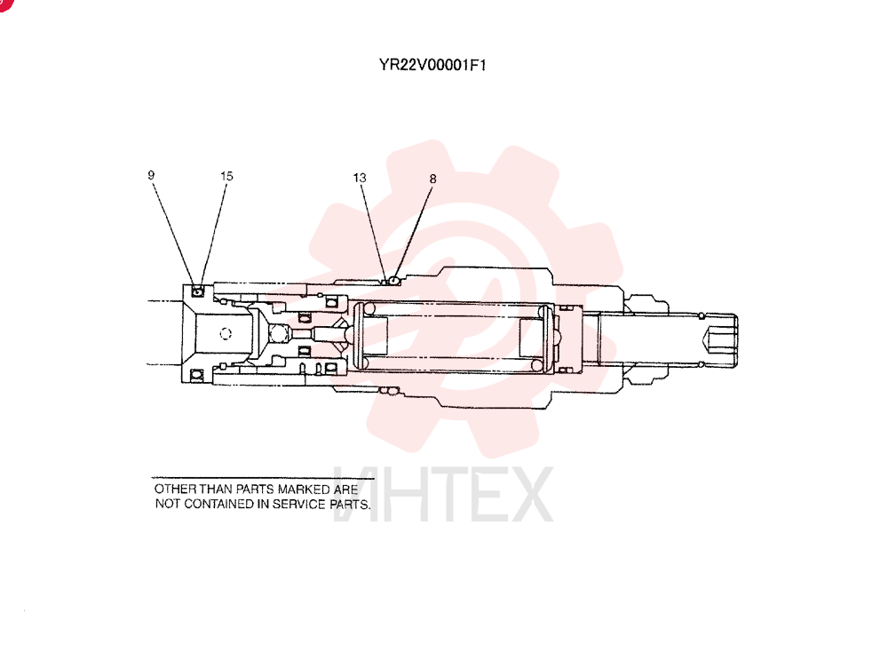 HYDRAULIC VALVE YR22V00001F1