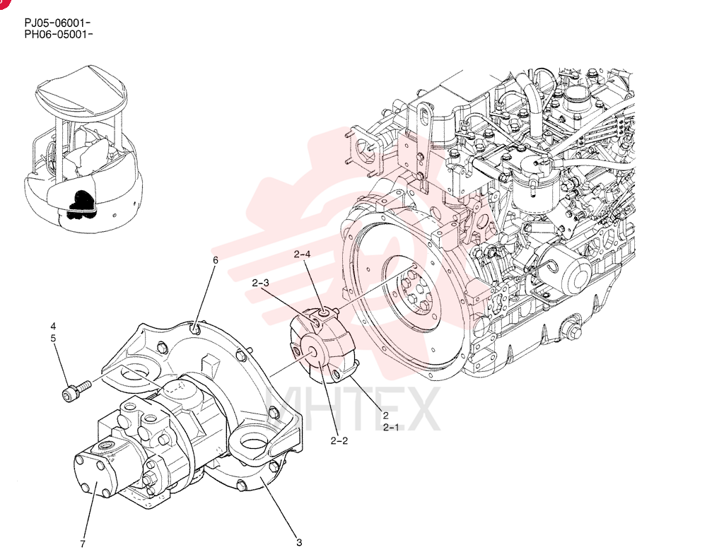 POWER TAKE-OFF ASSY PH30P00005F1