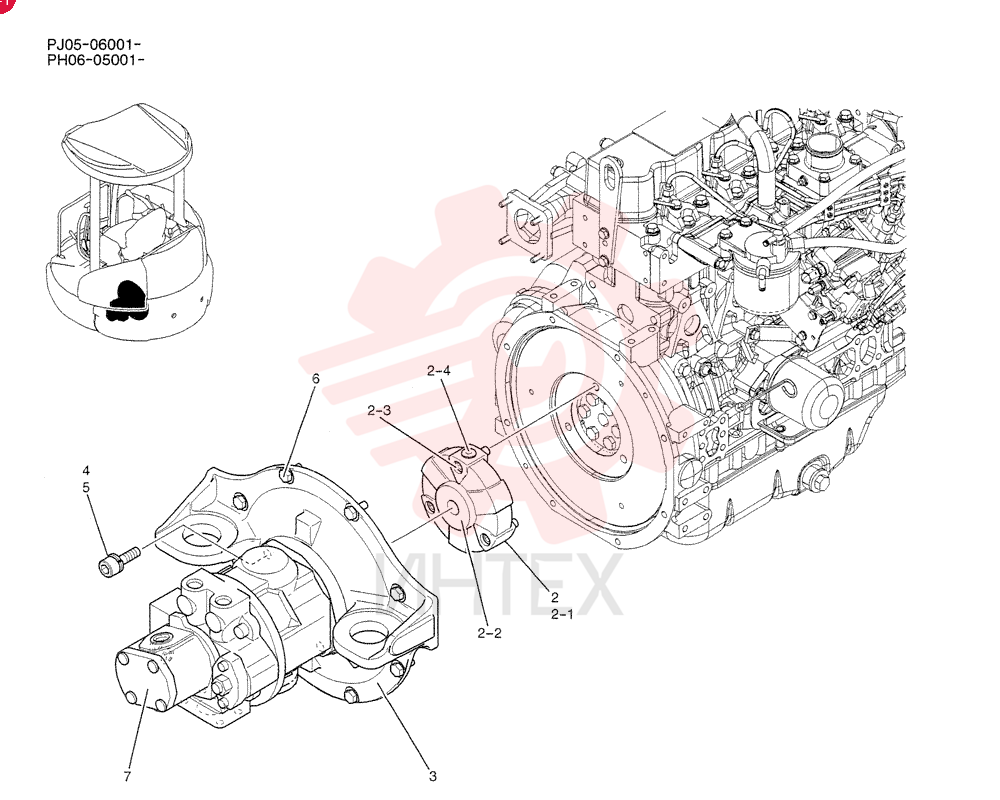 POWER TAKE-OFF ASSY PH30P00007F1