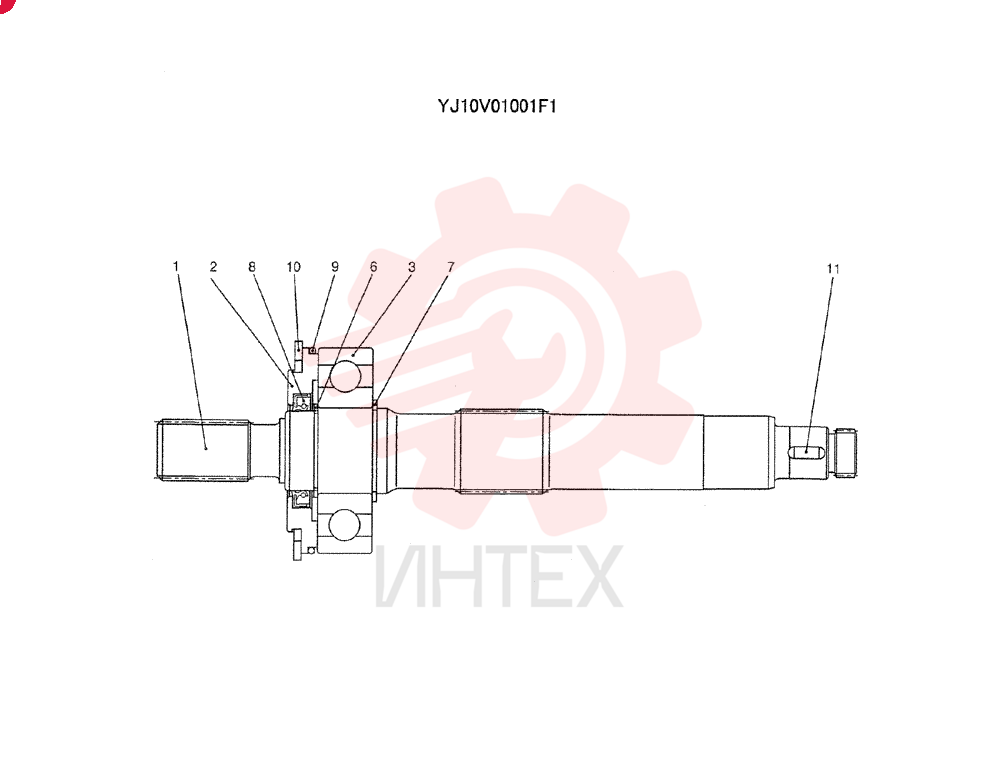 SHAFT ASSY. YJ10V01001F1