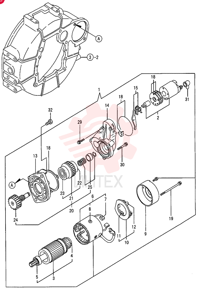 STARTER MOTOR VV12913677011