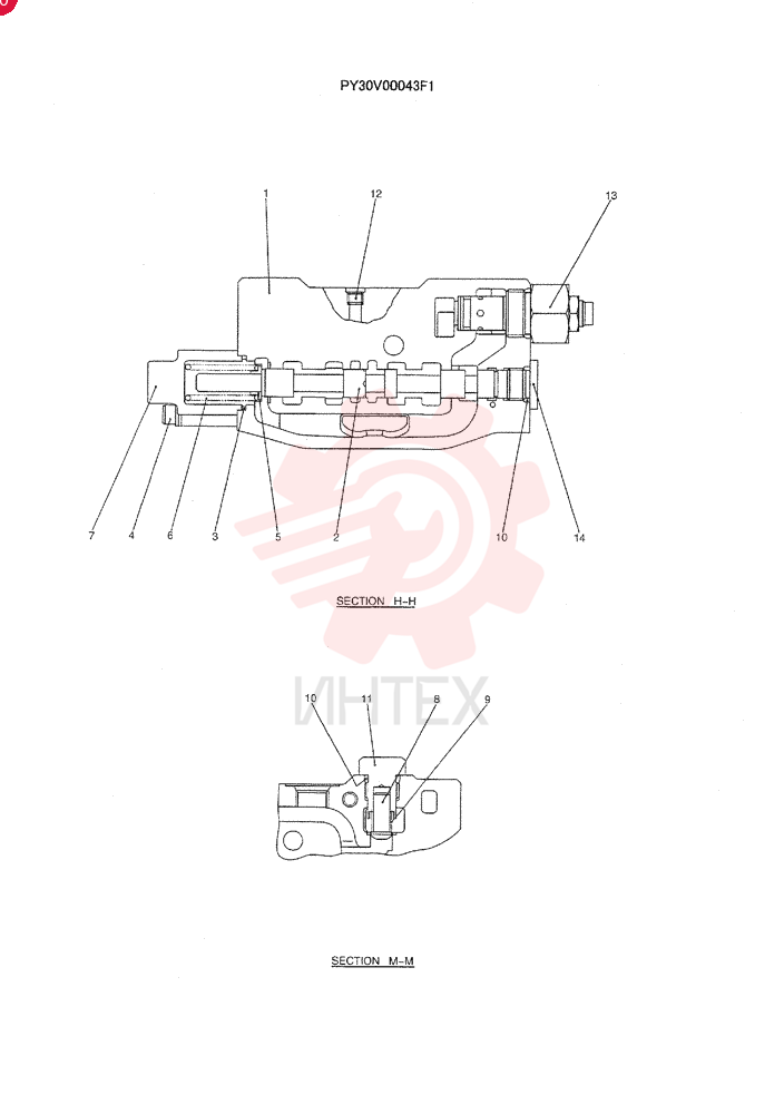 VALVE SECTION PY30V00043F1