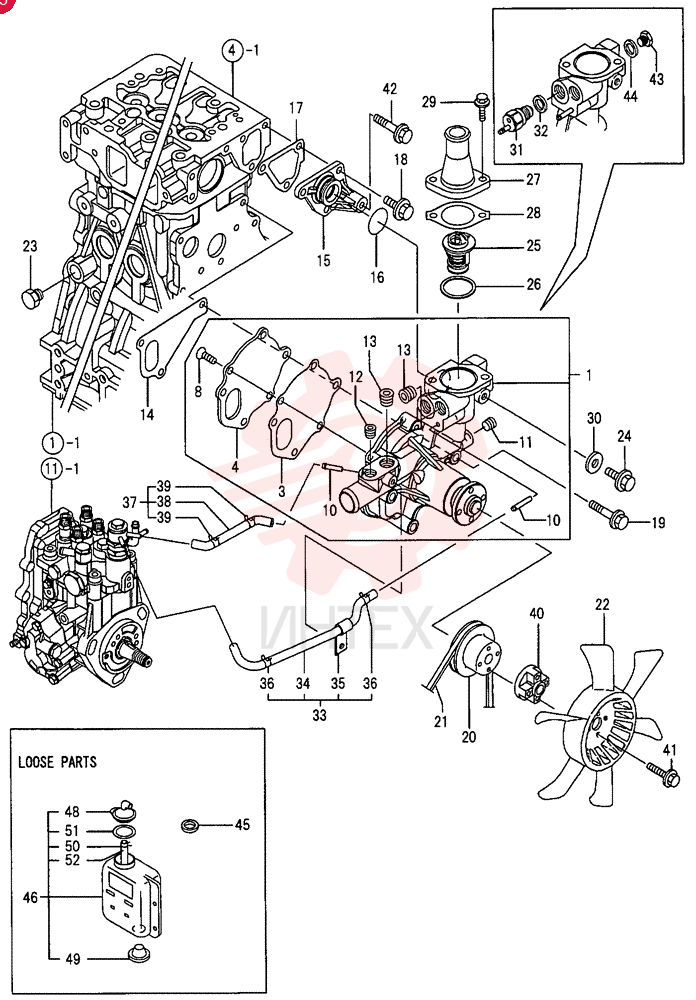 WATER PUMP VV12900442001