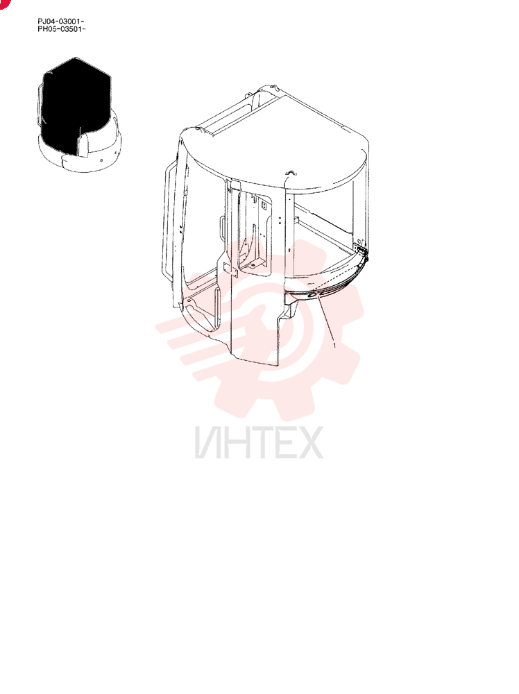 CAB INSTAL PW02C00024F1