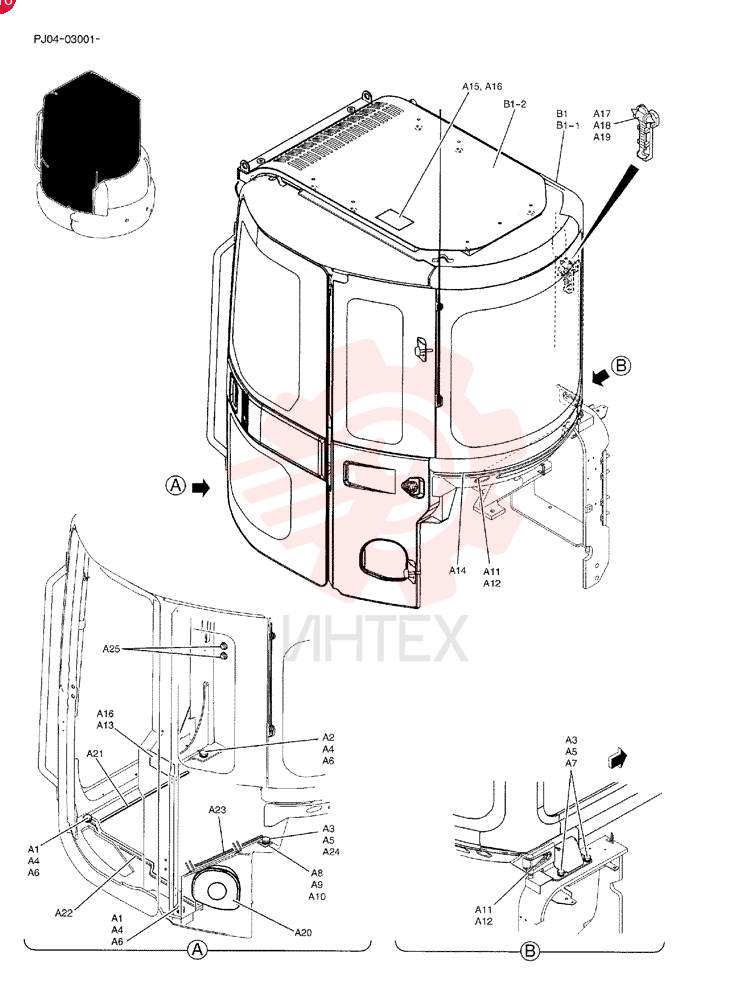 CAB INSTAL PW02C00039F1