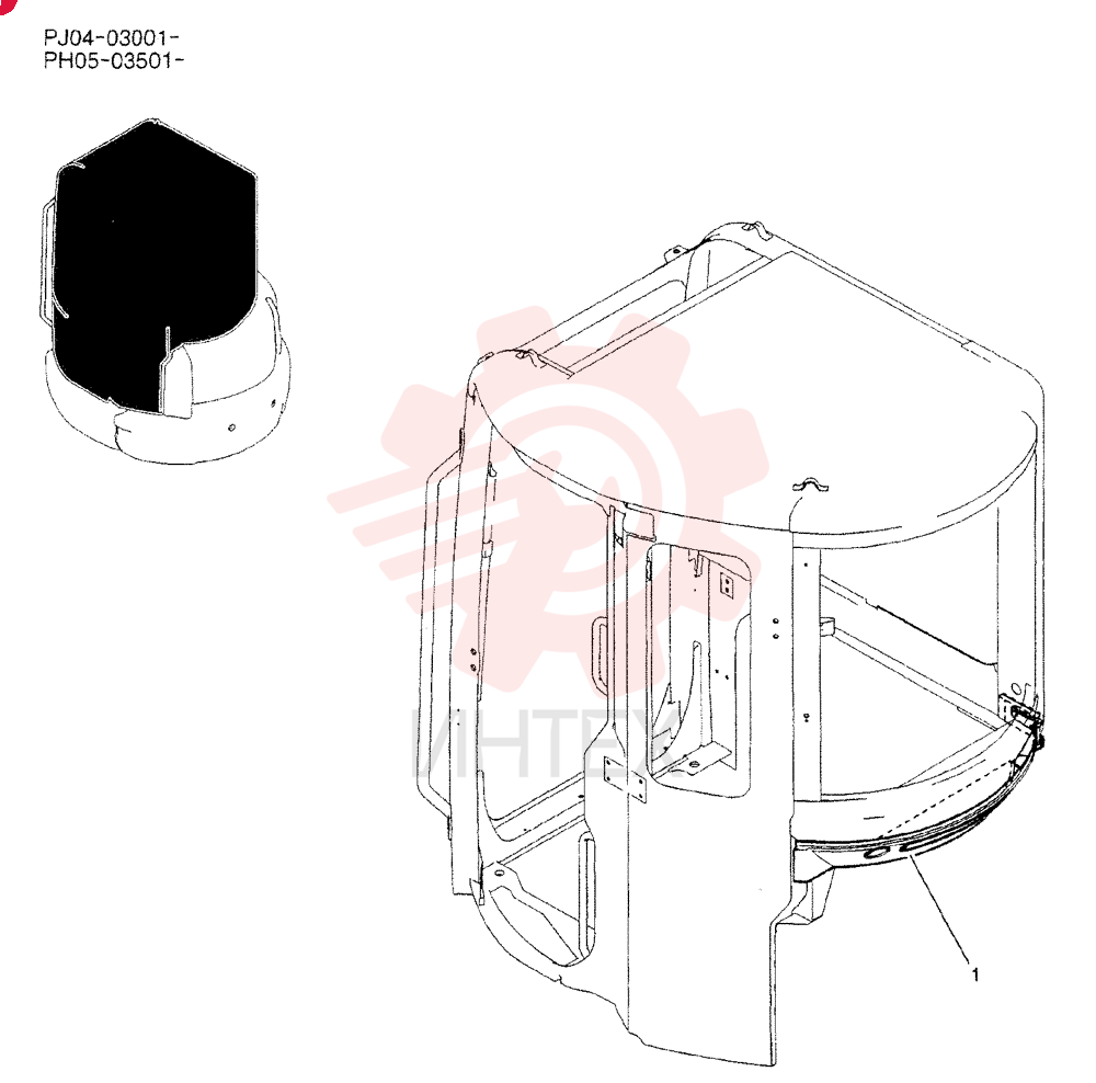 CAB INSTAL PW02C00041F1