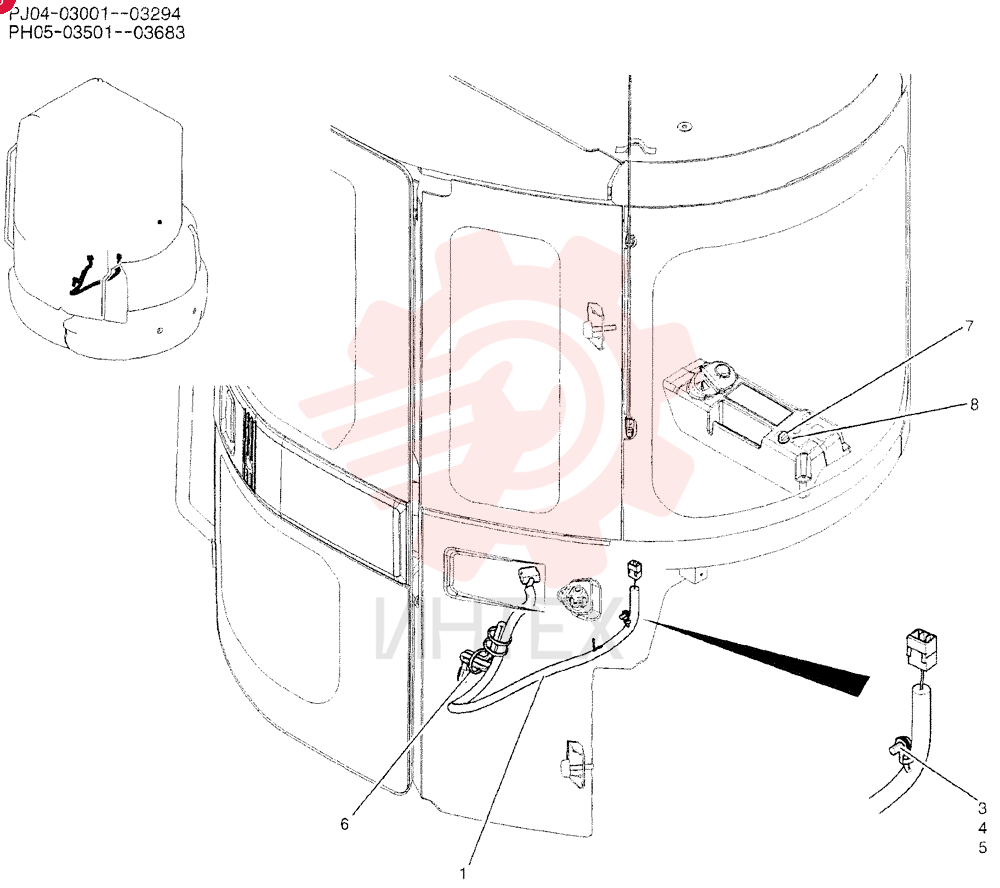 HARNESS ASSY, CAB PW14E00001F1