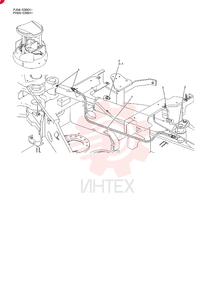 HYD LINES, CYLINDER PY42H00028F1
