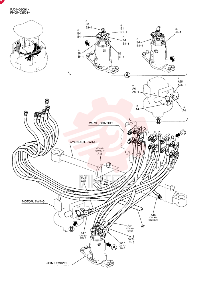 HYD LINES, UPP PH03H00014F1 (1)