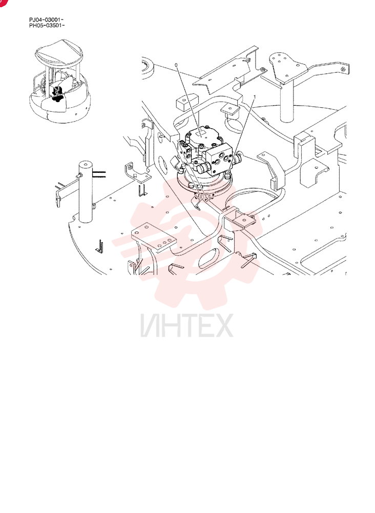HYDRAULIC MOTOR,22.1CC PY15V00012F1 (2)