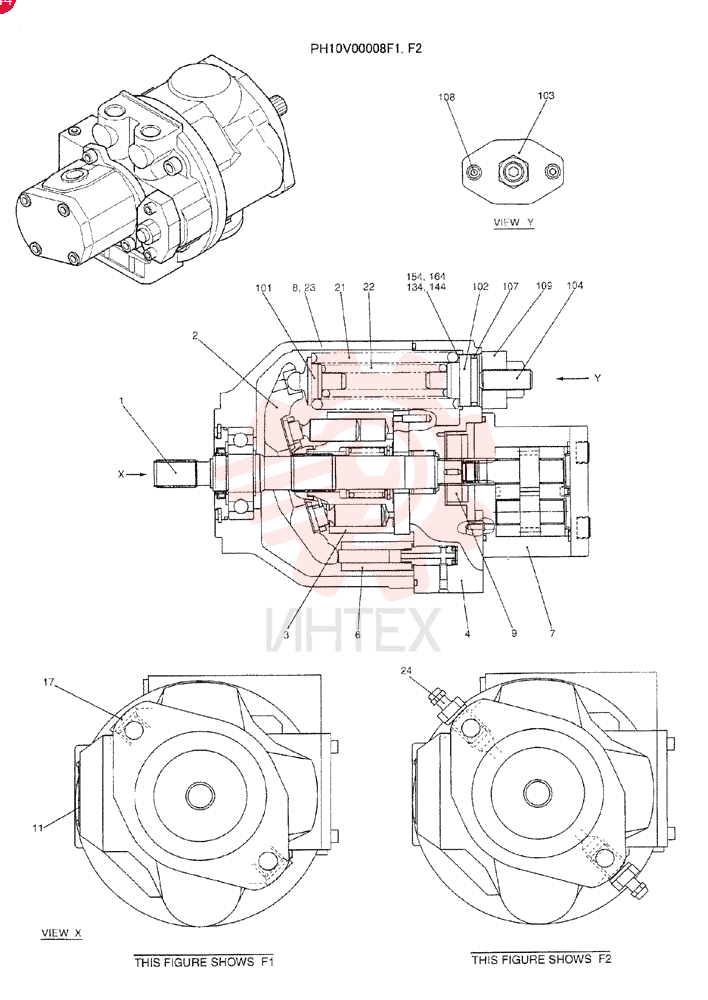 HYDRAULIC PUMP PH10V00008F1