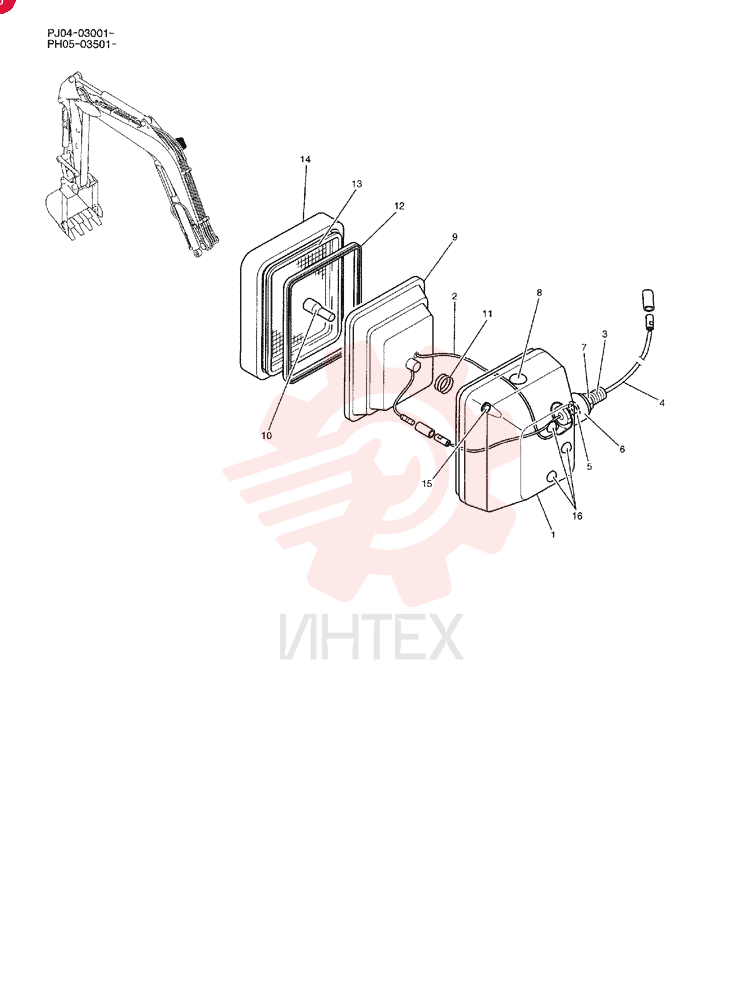 LIGHT ASSY. PM80S00007F1