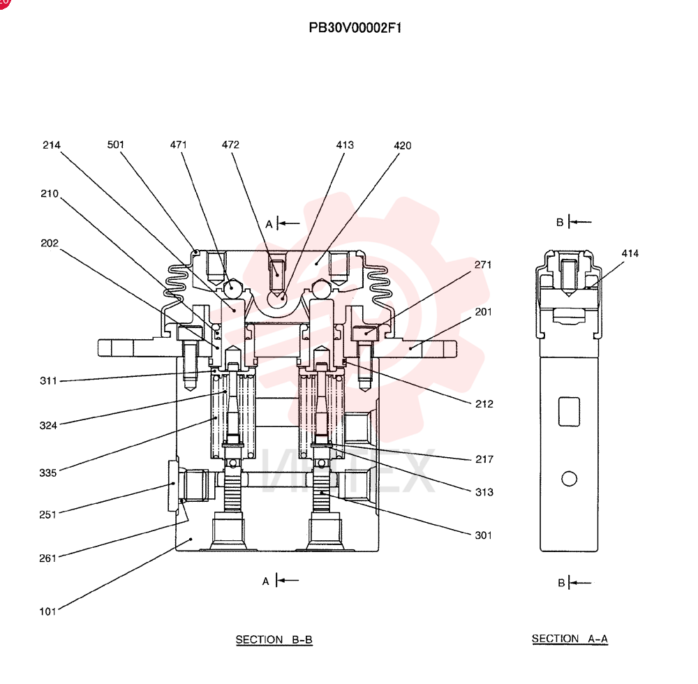 PILOT VALVE PB30V00002F1