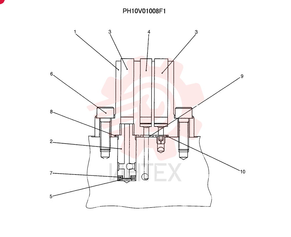 PISTON ASSY PH10V01008F1