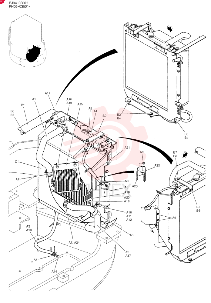 RADIATOR GROUP PH05P00024F1