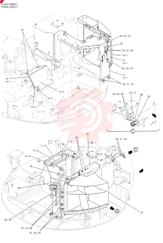 SUPPORT ASSY. PH21C01484F1 (1)