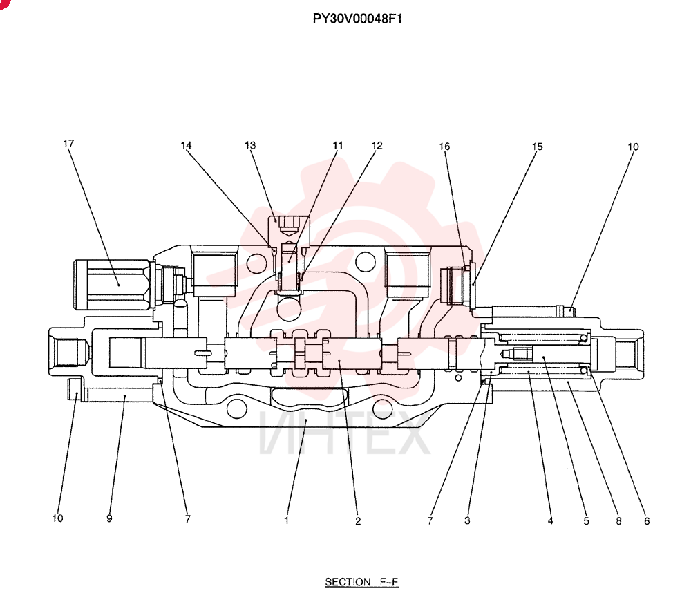 VALVE SECTION PY30V00048F1