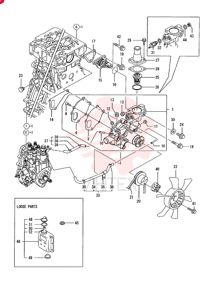WATER PUMP VV12900442001