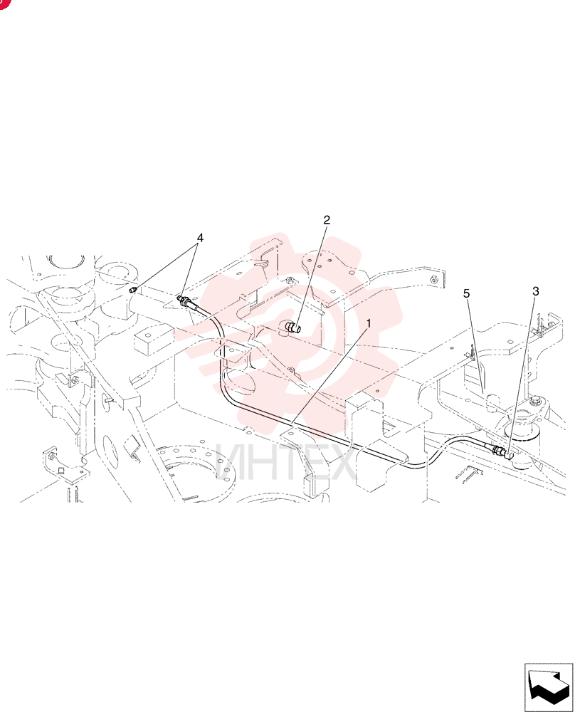 Hyd., Cylinder (Swing) PY42H00028F1