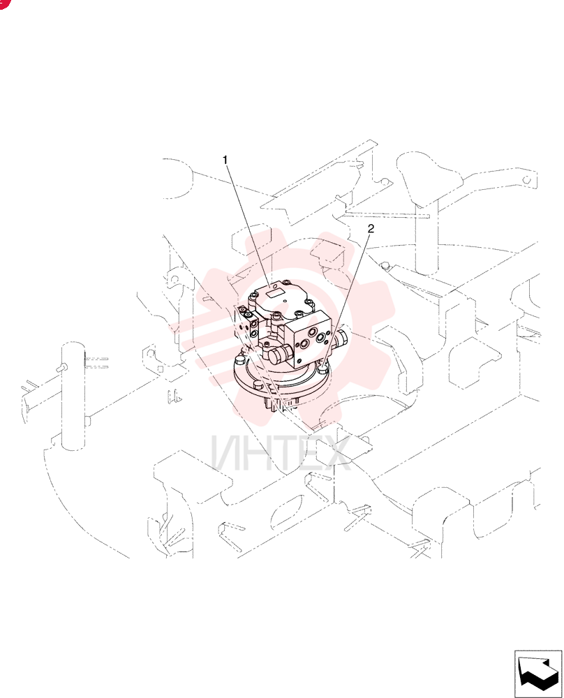 HYDRAULIC MOTOR,22.1CC PY15V00012F1 (1)
