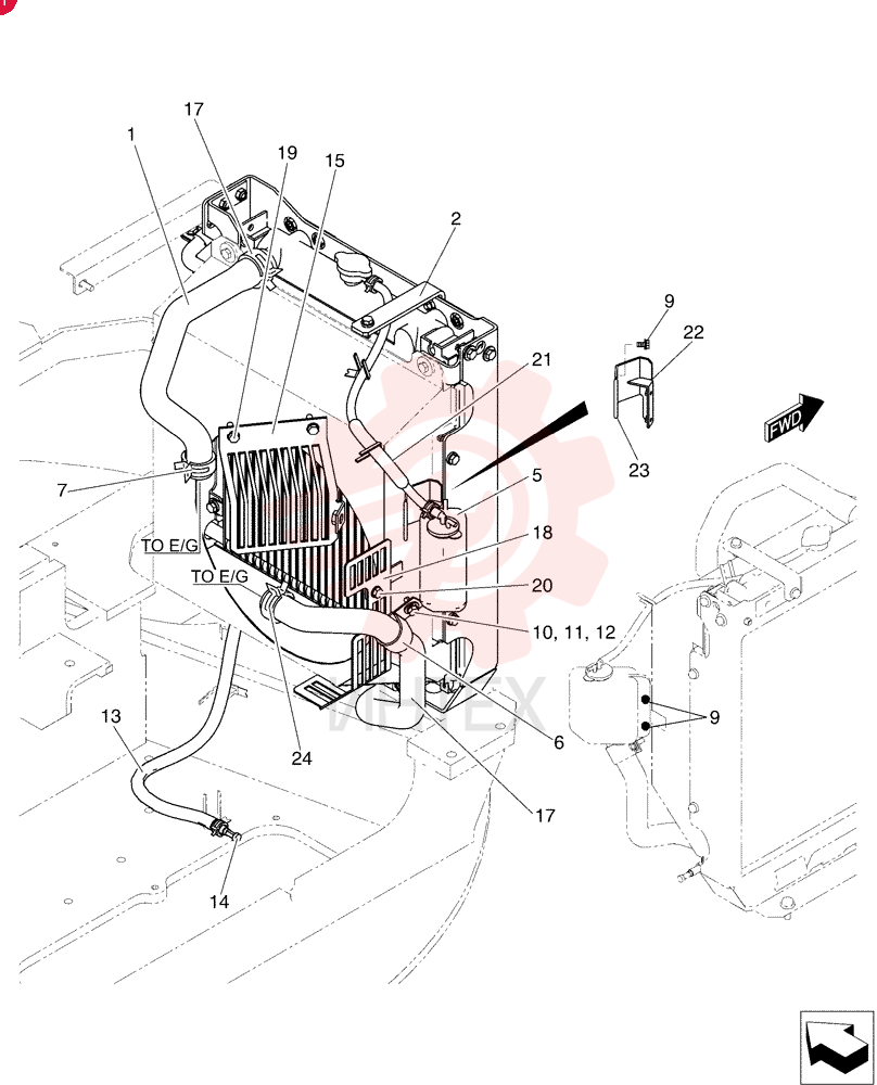 Radiator PH05P00024F1