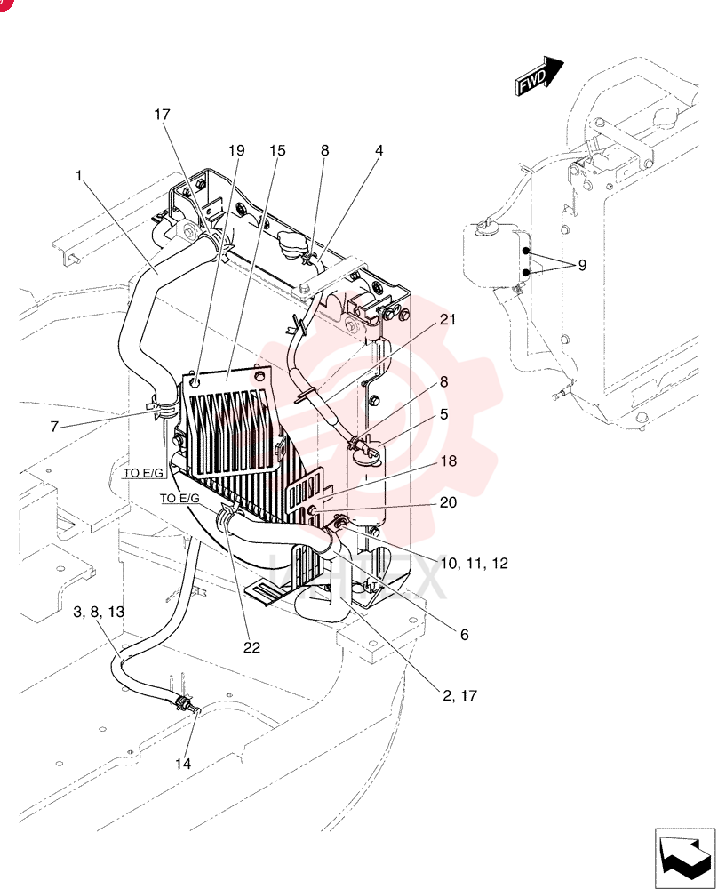Radiator PH05P00017F1