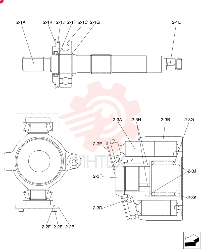 SHAFT ASSY. YJ10V01001F1