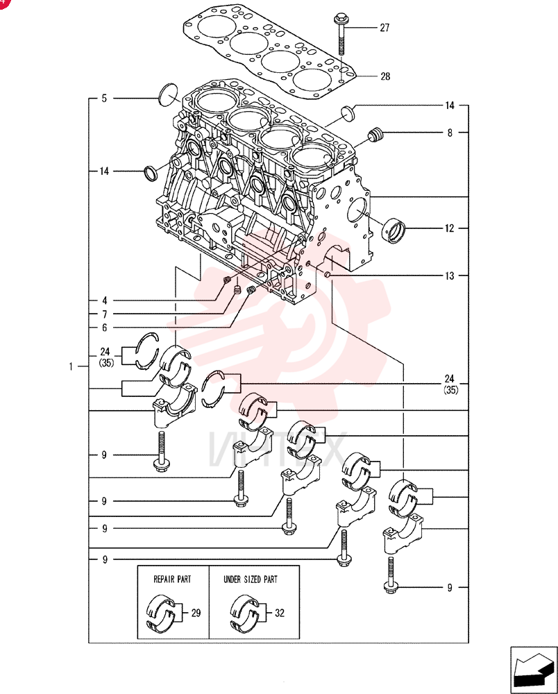 SHORT ENGINE VV72960201560