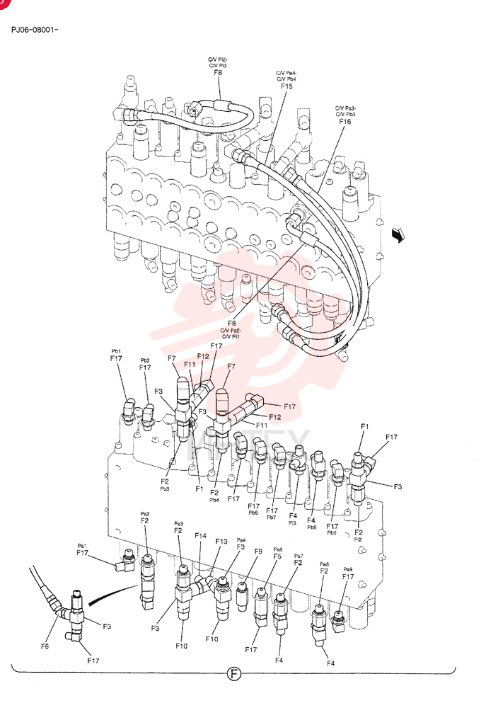 HYD CONNECTOR HH25S04004G1