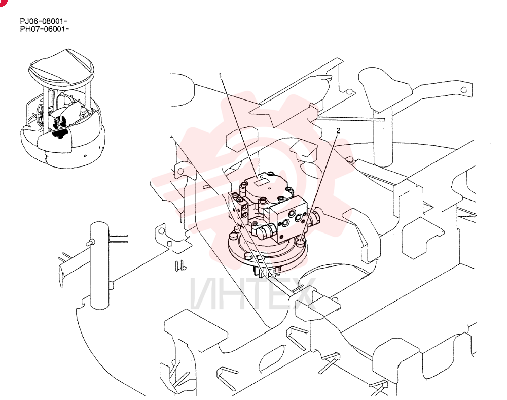 HYDRAULIC MOTOR,22.1CC PY15V00012F1 (2)