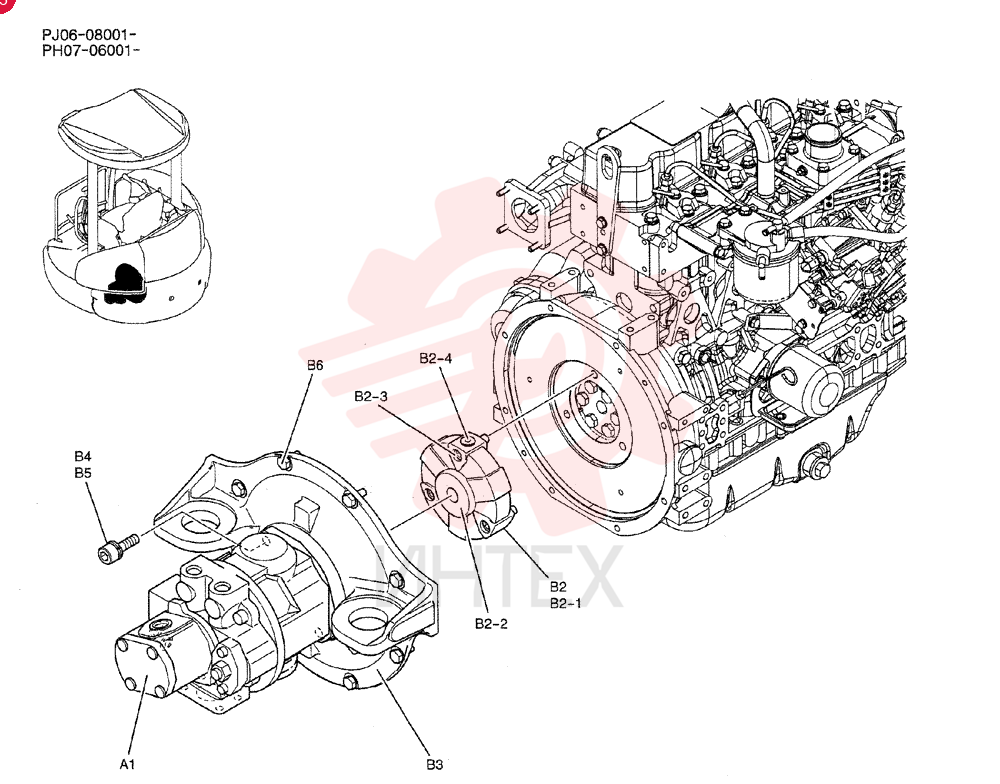 HYDRAULIC PUMP PH10V00015F1 (2)