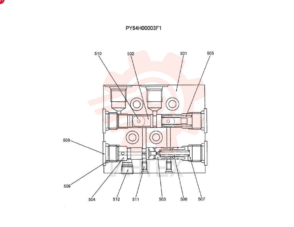 HYDRAULIC VALVE PY64H00003F1