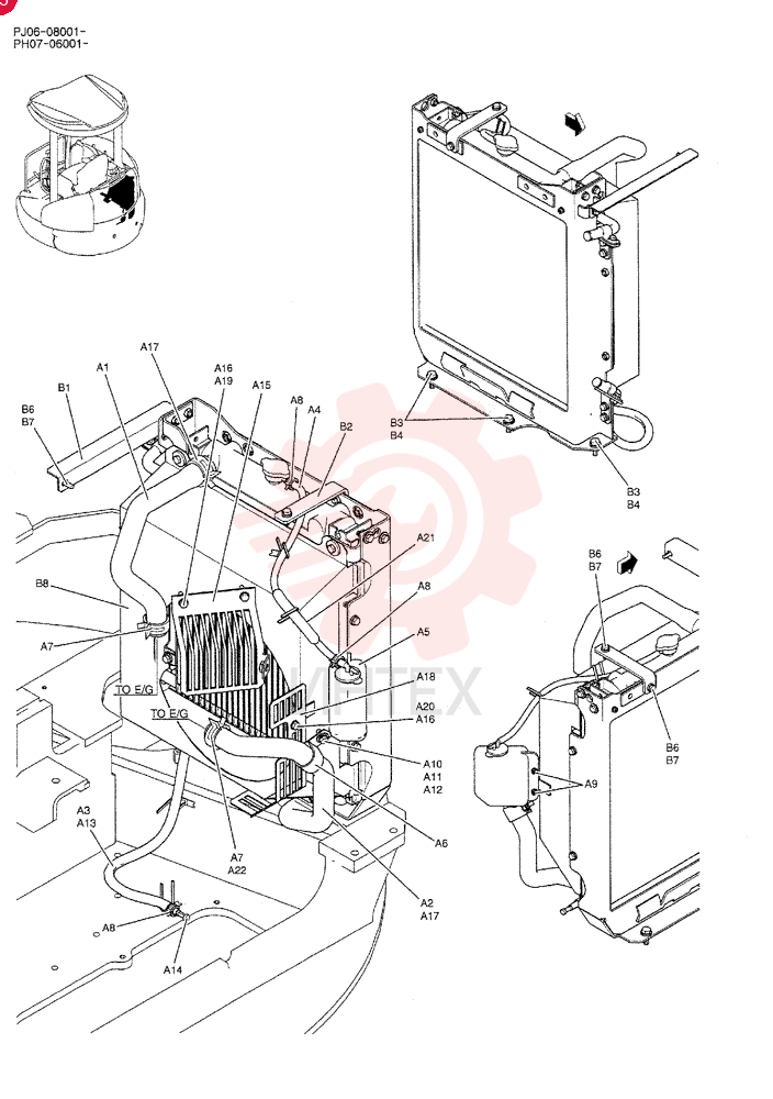 RADIATOR HOSE PH05P01221P1 (2)