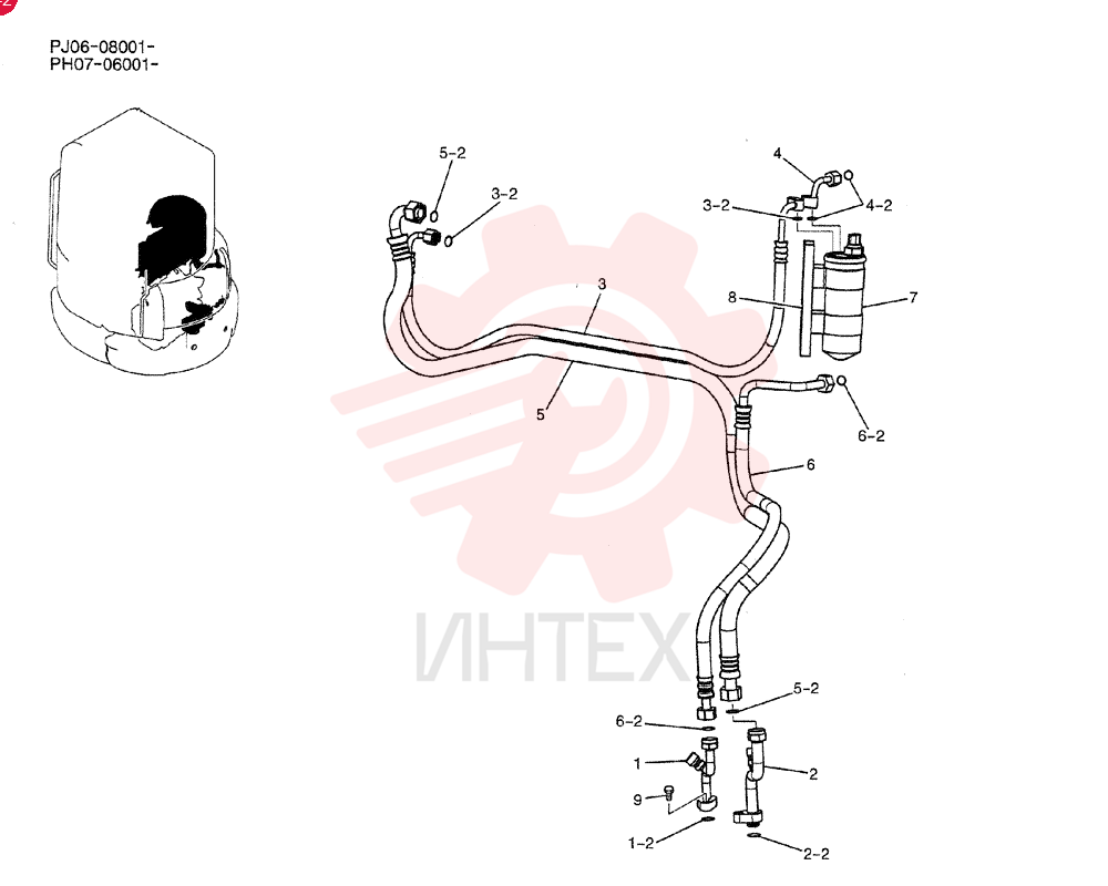 SET OF PARTS PH96V00004F1 (2)