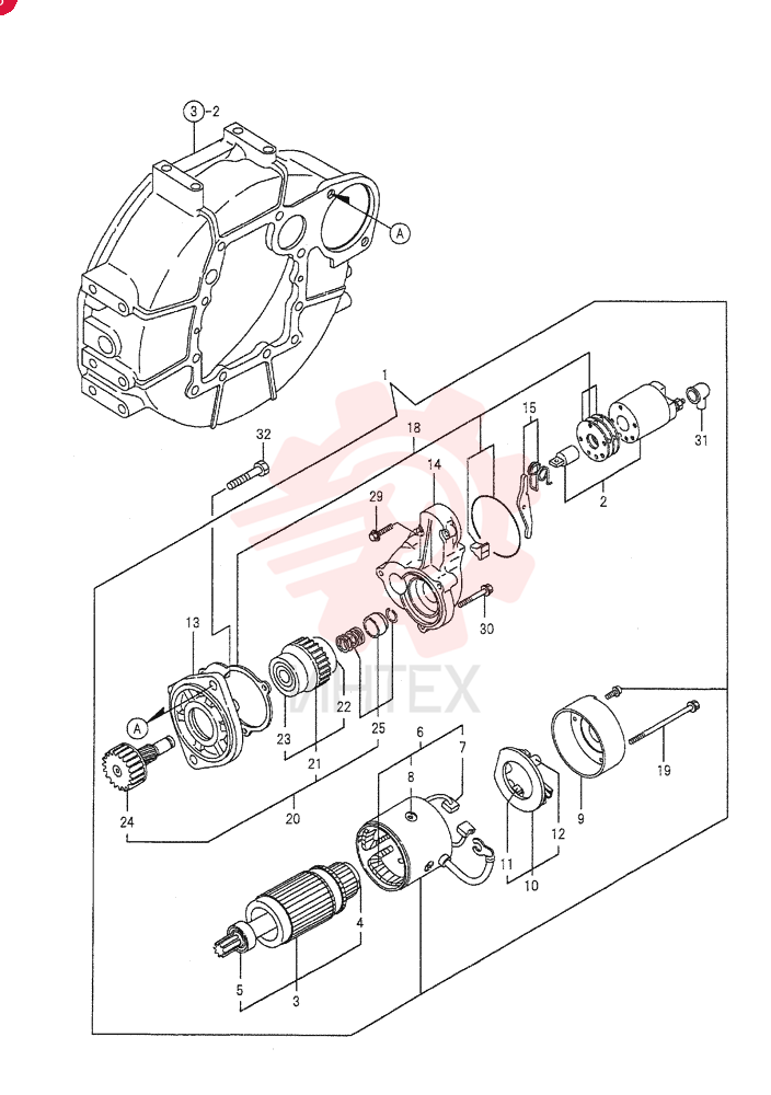 STARTER MOTOR VV12913677011