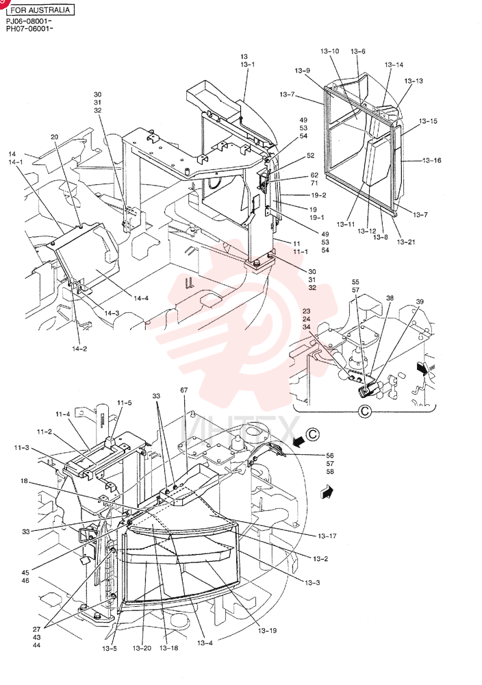 SUPPORT ASSY PH21C01577F1