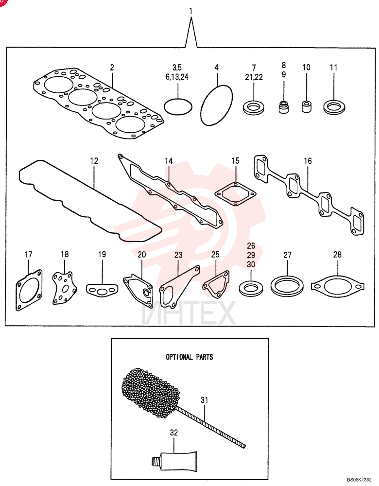 GASKET VV72960292650