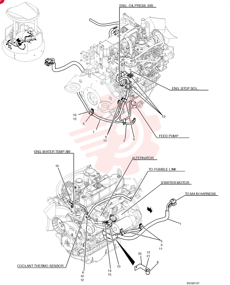 HARNESS PH16E01011P3