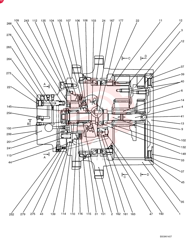HYDRAULIC MOTOR PH15V00012F1 (3)