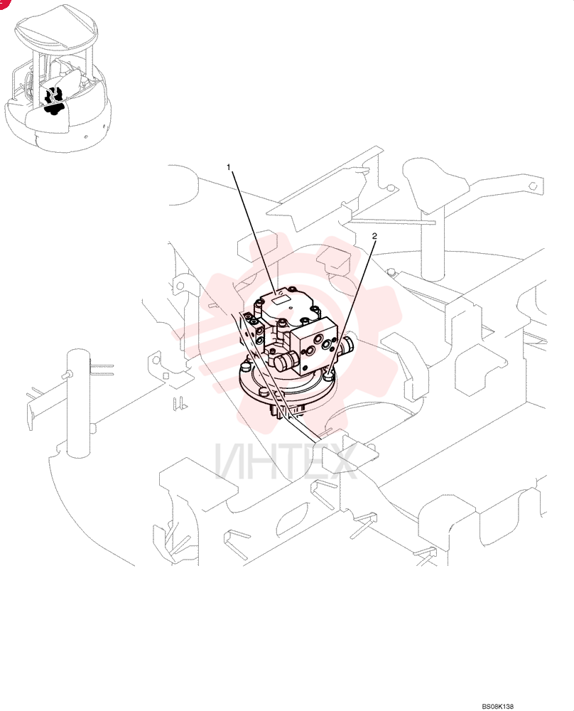 HYDRAULIC MOTOR,22.1CC PY15V00012F1 (2)