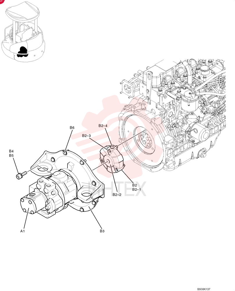 HYDRAULIC PUMP PH10V00015F1 (2)